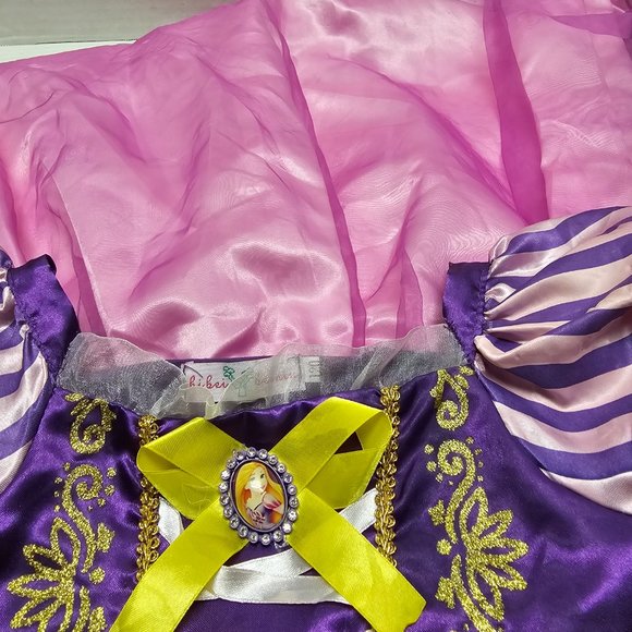 Girls Dress Up Pink Purple Gold Brooch Pin Bow Bibei Beiniu Costume Princess 120 - Picture 7 of 16